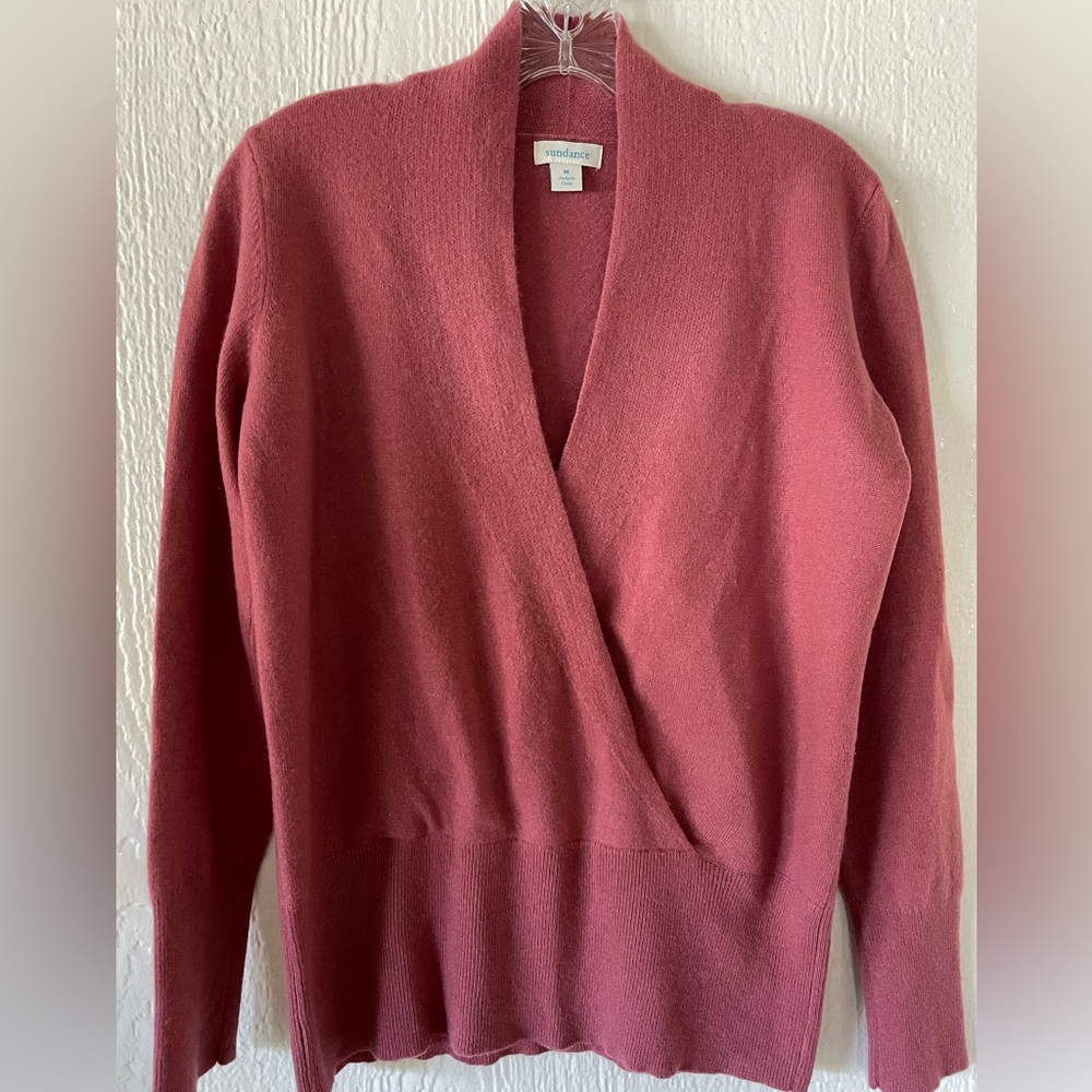 100% Cashmere Sundance sweater. Size Med. Excellent condition!